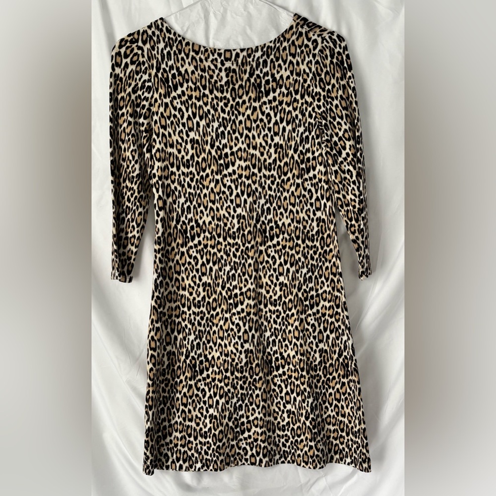 Tommy Bahama Black & Brown Leopard Print Dress – Size SP